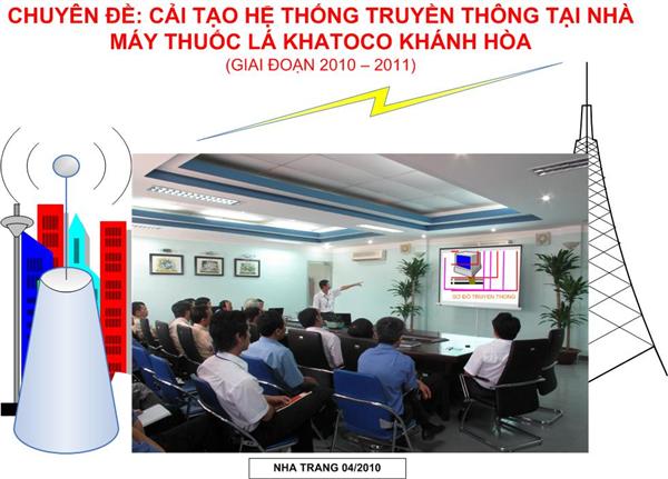 Một chuyên đề thuyết trình về cải tạo hệ thống truyền thông tại nhà máy TLKTC